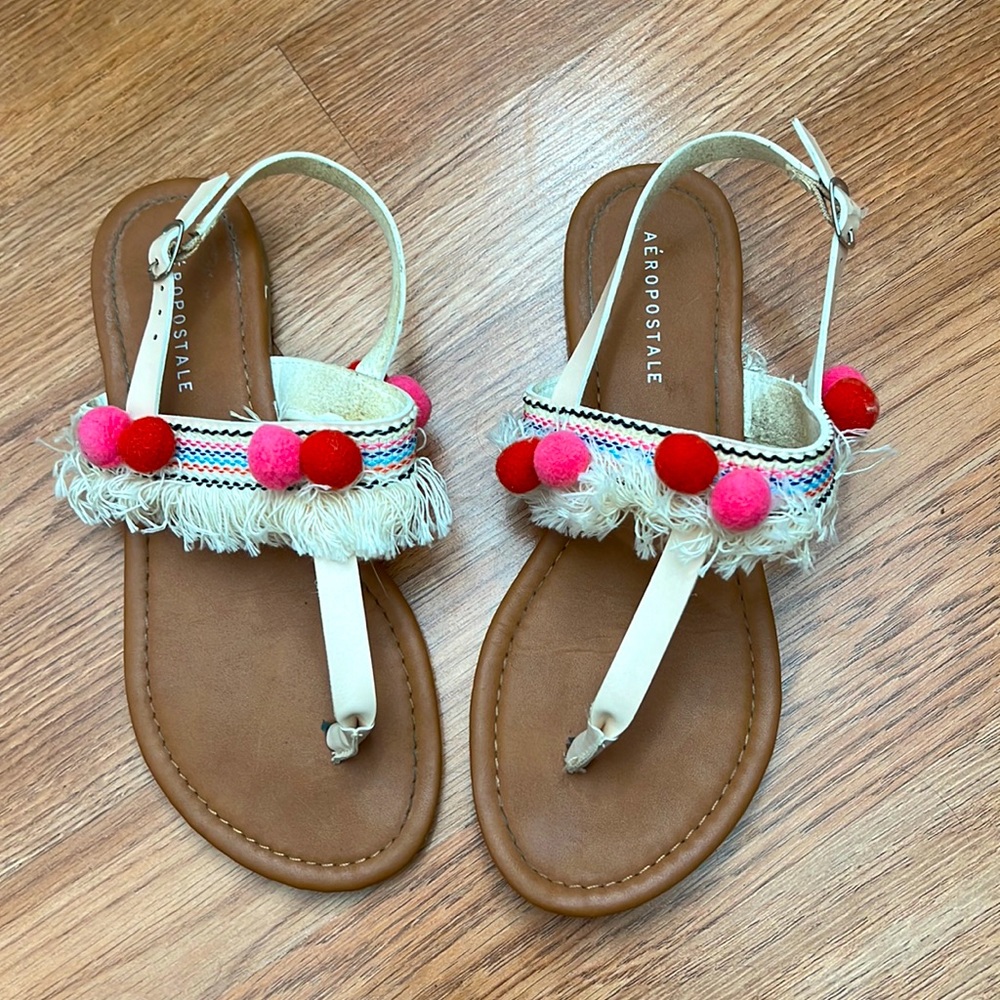Pom-Pom Sandals